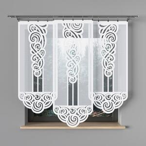 Panelová dekorační záclona na žabky EWA bílá, šířka 60 cm výška od 120 cm do 160 cm (cena za 1 kus panelu) MyBestHome Rozměr: 60x140 cm