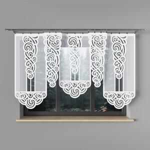 Panelová dekorační záclona na žabky EWA bílá, šířka 60 cm výška od 120 cm do 160 cm (cena za 1 kus panelu) MyBestHome Rozměr: 60x120 cm