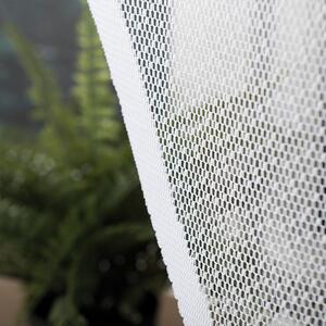 Dekorační oblouková krátká záclona na žabky ELWIRA 160 bílá 160x160 cm MyBestHome