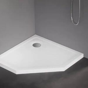 New Trendy Mild pětiúhelníková sprchová vanička 90x90 cm bílá B-0624