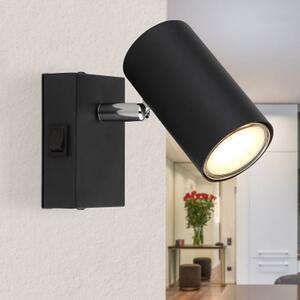 Globo Lighting Robby nástěnné svítidlo 1x25 W černá-chrom 57911-1B