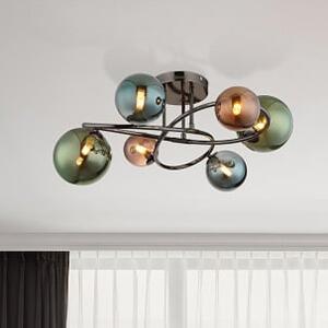Globo Lighting Riha stropní světlo 6x3.5 W zelená-kouřová-modrá-šedá 56142-6D