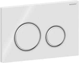 Geberit Sigma50 splachovací tlačítko pro WC lesklý chrom-bílá 115.884.SI.1