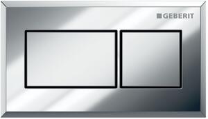 Geberit splachovací tlačítko pro WC lesklý chrom-matný chrom 116.051.KA.1