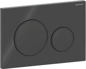 Geberit Sigma splachovací tlačítko pro WC lesklý chrom-černá 115.882.14.1
