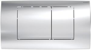 Geberit Twinline splachovací tlačítko pro WC lesklý chrom-matný chrom 115.899.KH.1