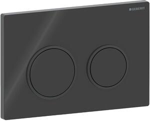Geberit Omega20 splachovací tlačítko pro WC černá 115.085.DW.1