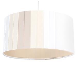 Lustr na lanku STRIPES 1xE27/60W/230V pr. 40 cm krémová