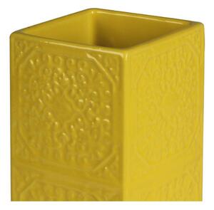 Koupelnový keramický set MAUR žlutá Mybesthome název: toaletní štětka