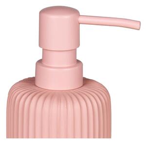 Koupelnový set CREMA pudrová růžová Mybesthome název: dávkovač na mýdlo
