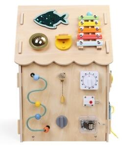 2Kids Toys - Activity board domeček béžová