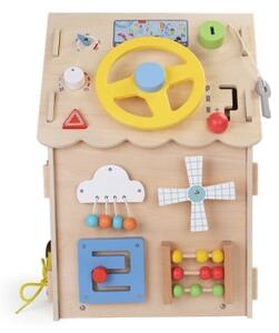 2Kids Toys - Activity board domeček béžová