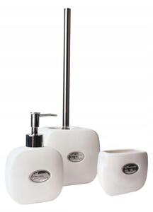 Koupelnový keramický set ROCHER bílá Mybesthome název: toaletní štětka