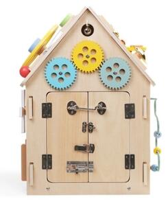 2Kids Toys - Activity board domeček béžová