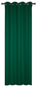 Dekorační závěs zatemňující BLACKOUT s kroužky 140x260 cm, lahvově zelená (cena za 1 kus) MyBestHome