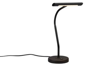 Trio Leuchten 579790132 CURTIS - Dotykem stmívatelná LED stolní lampa v černé barvě, LED 4W, 3000K (Moderní stolní lampa stmívatelná dotykem)