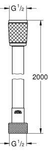 GROHE 22113000 - Sprchová hadice VITALIOFLEX TREND 2000 mm lesklý chrom