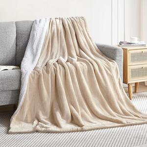Fleecová deka 150x200 cm písková