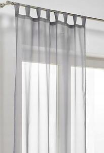 Dekorační záclona s poutky DIANA šedá 140x260 cm (cena za 1 kus) MyBestHome