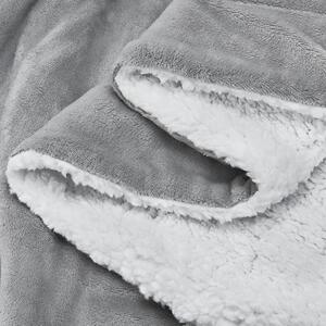 Fleecová deka 150x200 cm světle šedá