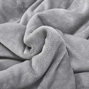 Fleecová deka 220x240 cm světle šedá