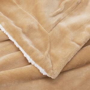 Fleecová deka 150x200 cm velbloudí
