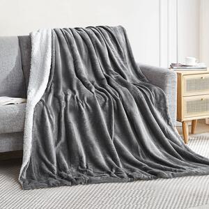 Fleecová deka 150x200 cm tmavě šedá