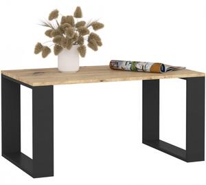 Konferenční stolek NOX dub artisan / černý