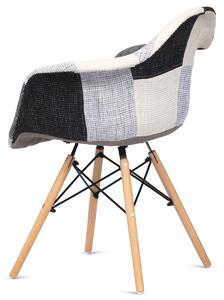 Jídelní židle ANTONIO potah látka patchwork
