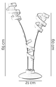 ONLI - Stolní lampa ZOE 2xE14/6W/230V 65 cm bílá