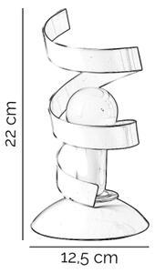 ONLI - Stolní lampa ZOE 1xE14/6W/230V 22 cm bílá
