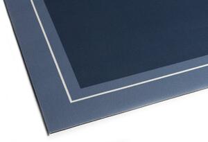 Aqualine, Koupelnová předložka 50x80cm, absorpční, modrá, PCD012