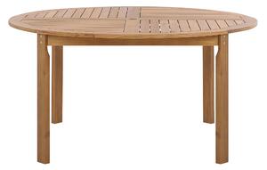 Zahradní jídelní stůl TOLVE 150 cm 150 cm Akáciové dřevo Hnědá
