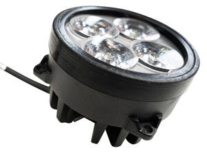 LED Bodové svítidlo pro traktor BLACK LED/20W/10-30V IP69 5700K kulatý