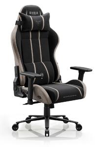 Látková herní židle černo-béžová Diablo X-One 2.0 Camel Black Normal