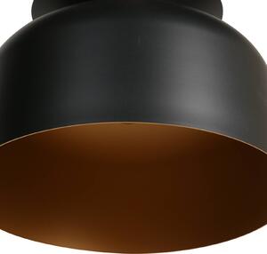 Skandina 3684ZW závěsné světlo, černá barva, kov, Ø 35 cm