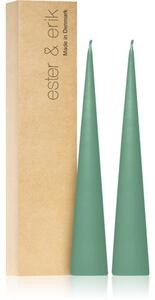 Ester & erik cone candles cool mint (no. 55) dekorativní svíčka 2x25 cm