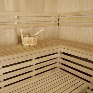 Tradiční saunová kabina / finská sauna Espoo200 Premium - 200 x 200 cm 8 kW