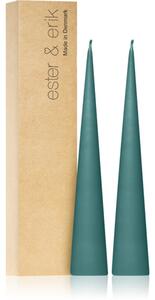 Ester & erik cone candles agave (no. 02) dekorativní svíčka 2x25 cm