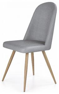 Jídelní židle K214 (šedá + dub medový). 796630
