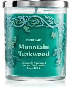 Bath & Body Works Mountain Teakwood vonná svíčka 227 g