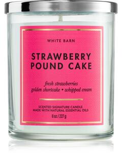 Bath & Body Works Strawberry Pound Cake vonná svíčka 227 g