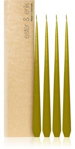 Ester & erik taper candle pure wasabi (no. 68/2) dekorativní svíčka 4x32 cm