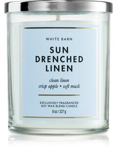 Bath & Body Works Sun-Drenched Linen vonná svíčka 227 g