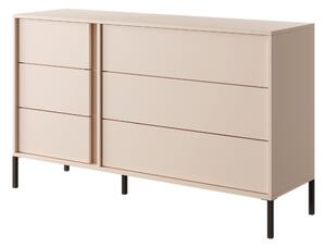 Komoda Danton 6S (béžová). Akce -19%