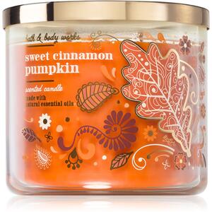 Bath & Body Works Sweet Cinnamon Pumpkin vonná svíčka 411 g
