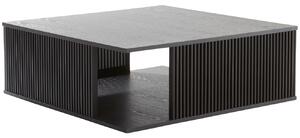 Jotex Černý dřevěný konferenční stolek Sion 100 x 100 cm