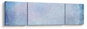 Obraz - Mandaly v modré (170x50 cm)