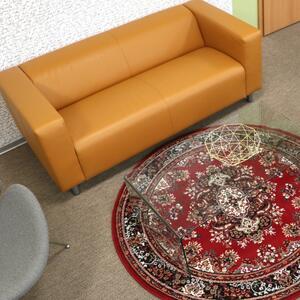 Vopi | Kusový koberec Escape kruh 510480 červená - Kruh 120 cm průměr