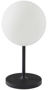 Jotex Černá kovová nabíjecí stolní LED lampa OSSA